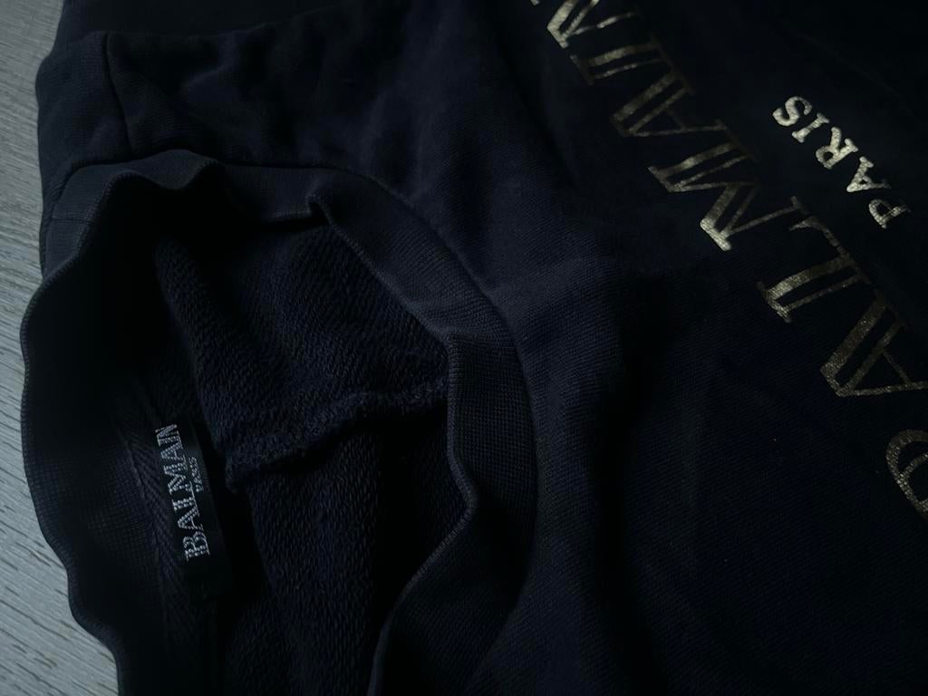 Balmain Trui - Stijlvol en Comfortabel, Kleding | Heren, Truien en Vesten, Zo goed als nieuw, Maat 48/50 (M), Zwart, Ophalen of Verzenden