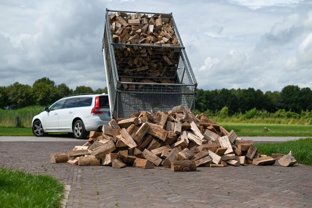 Mooi Haardhout, Brandhout, Kachelhout, Tuin en Terras, Haardhout, Minder dan 3 m³, Ophalen of Verzenden, Blokken