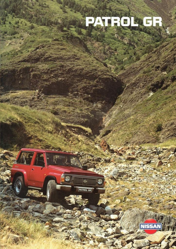 Folder Nissan Patrol GR (ca.1995), Verzenden, Gelezen, Nissan