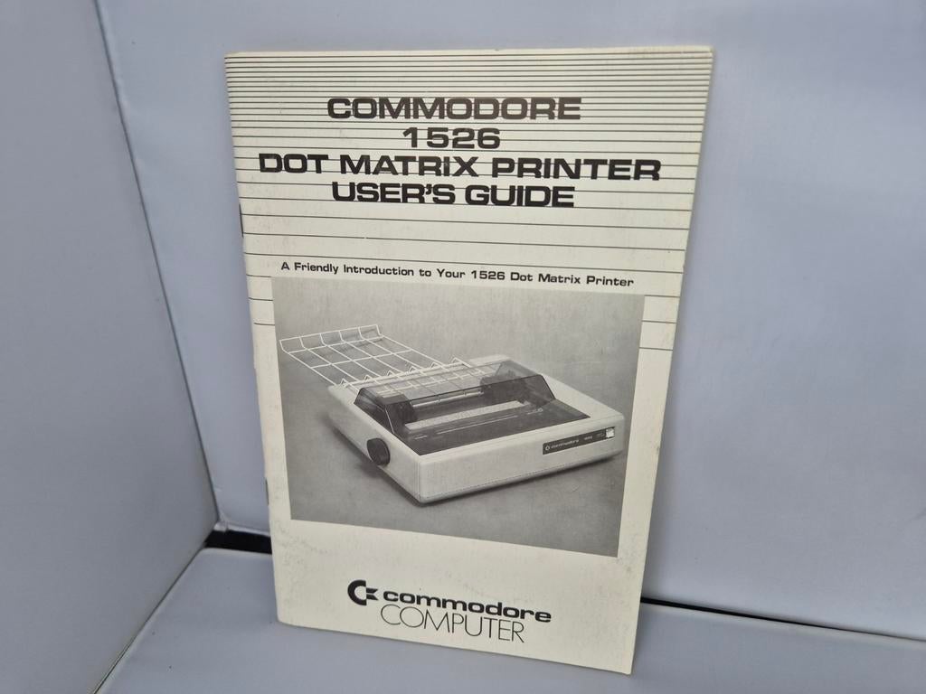 Commodore 64 Dot Matrix 1526 printer handleiding, Computers en Software, Ophalen of Verzenden