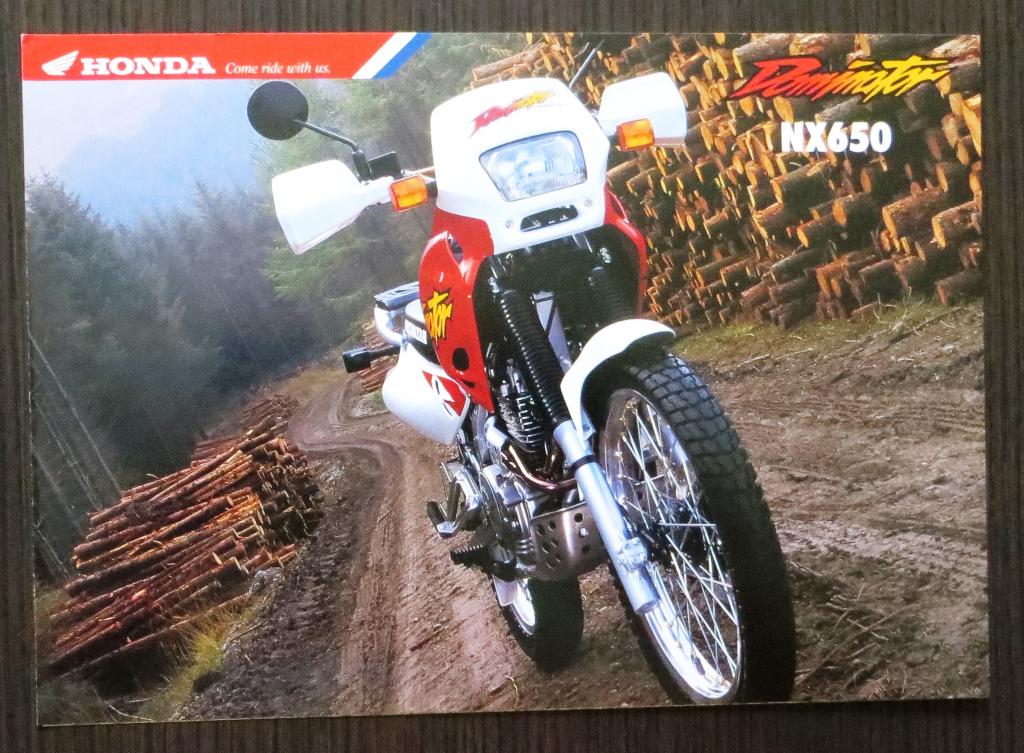 Folder Honda Dominator NX 650 - 1996 (Nederlands), Verzenden, Honda