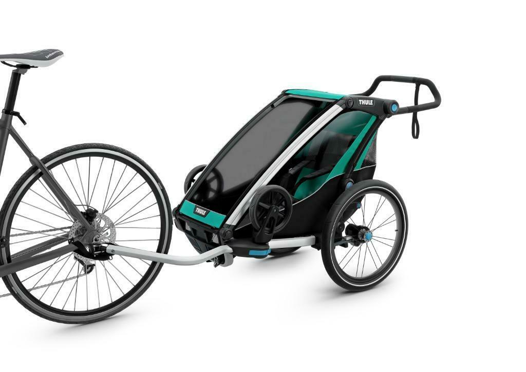 Fietskar Thule Chariot Lite 1 HUREN, Opvouwbaar, 20 tot 40 kg, Ophalen of Verzenden, Zo goed als nieuw