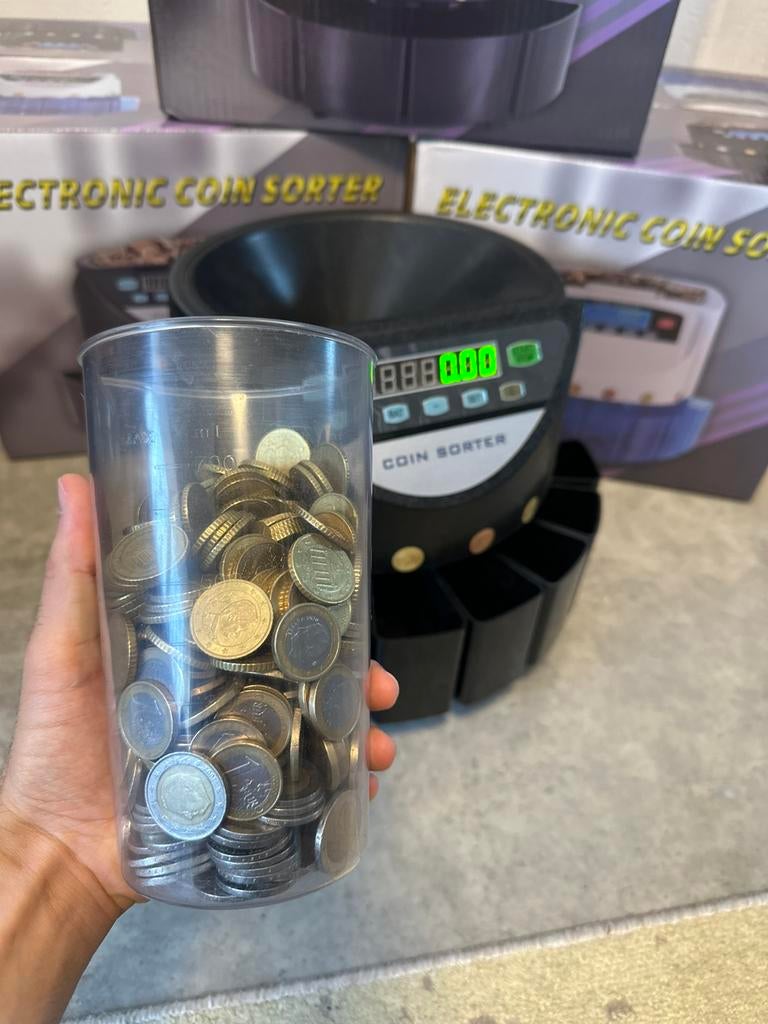 Muntgeldtelmachine sorteermachine OP=OP, Postzegels en Munten, Munten en Bankbiljetten | Toebehoren, Ophalen of Verzenden