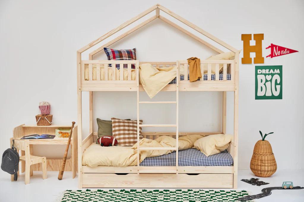 petit puk stapelbed benito, Ophalen, Zo goed als nieuw, Poppenhuis