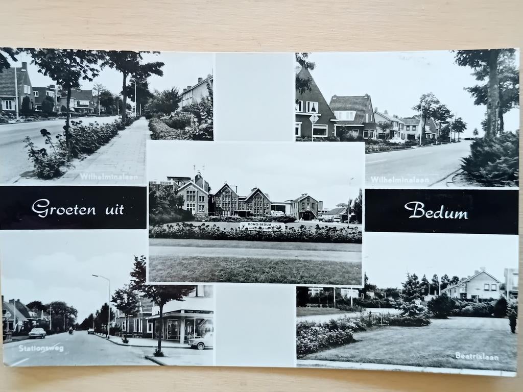 Ansichtkaart Bedum, Ophalen of Verzenden