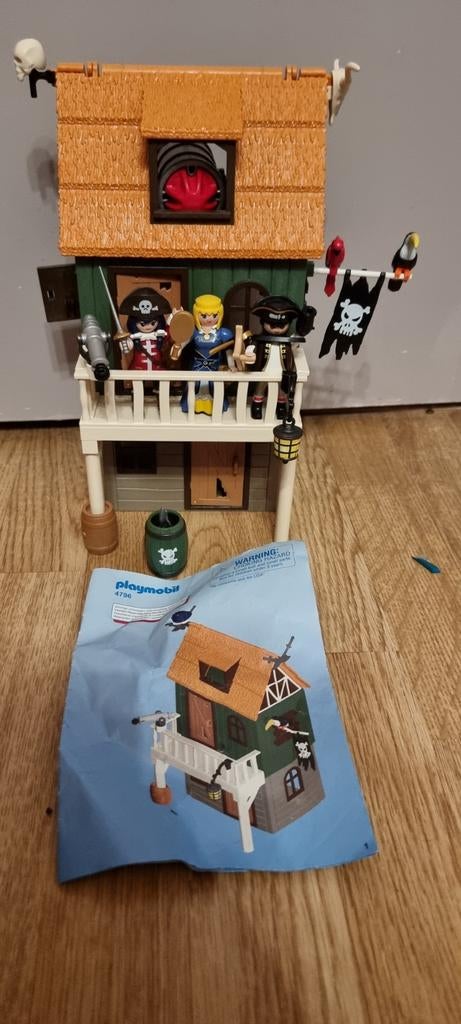 Playmobil 4796 Piratenhuis van super vier serie., Ophalen of Verzenden, Zo goed als nieuw, Complete set