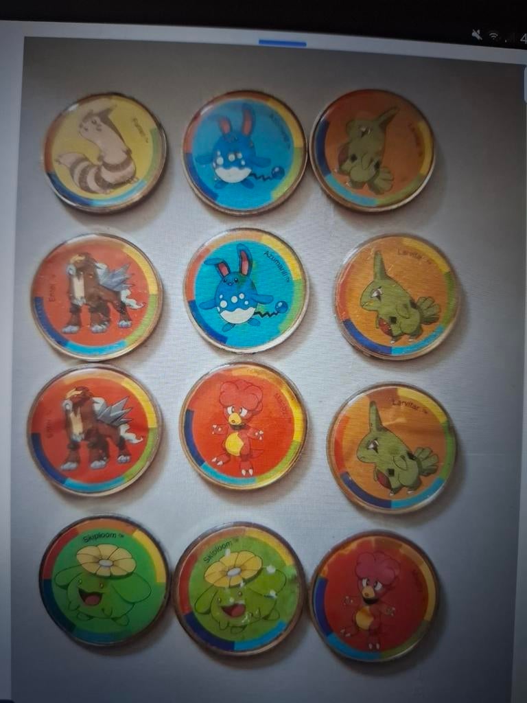 63 Pokemon munten, Verzamelen, Flippo's, Ophalen of Verzenden, Overige typen