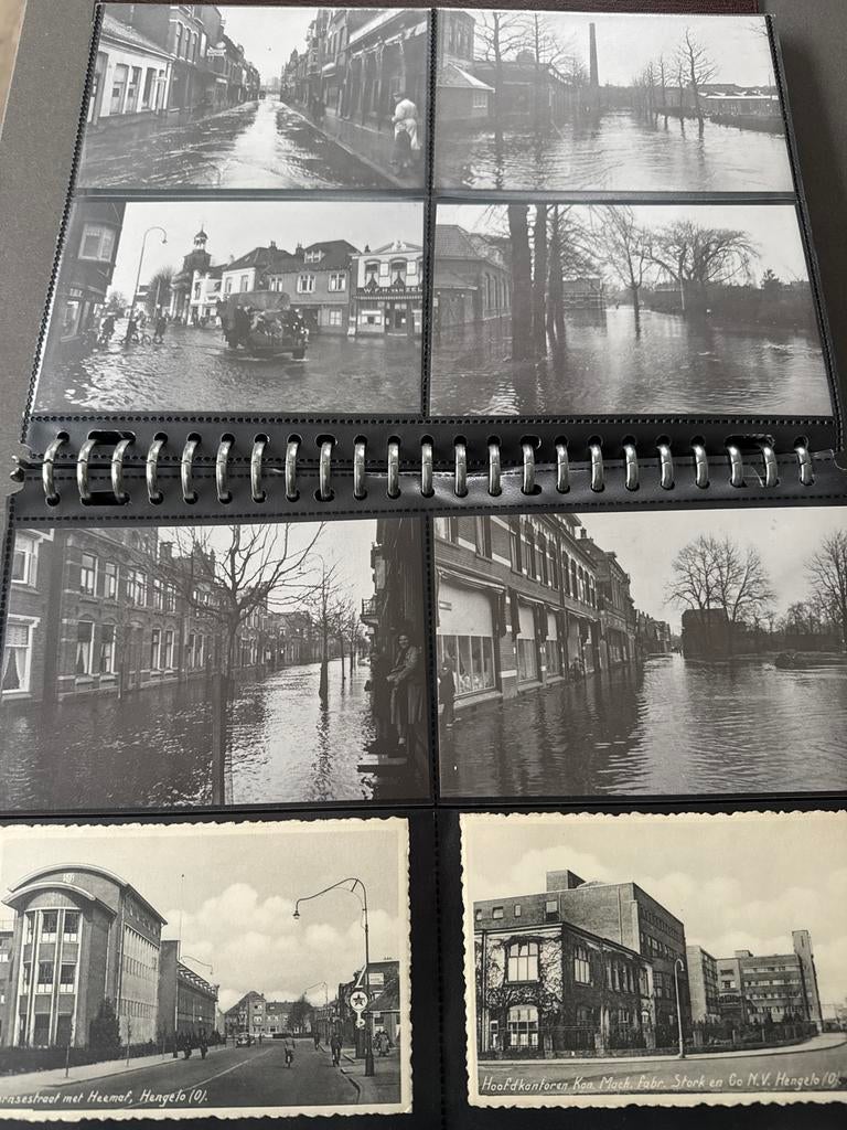 Oude ansichtkaarten Hengelo - Collectie met gesigneerde Ets, Ophalen of Verzenden, Voor 1920, Gelopen, Overijssel