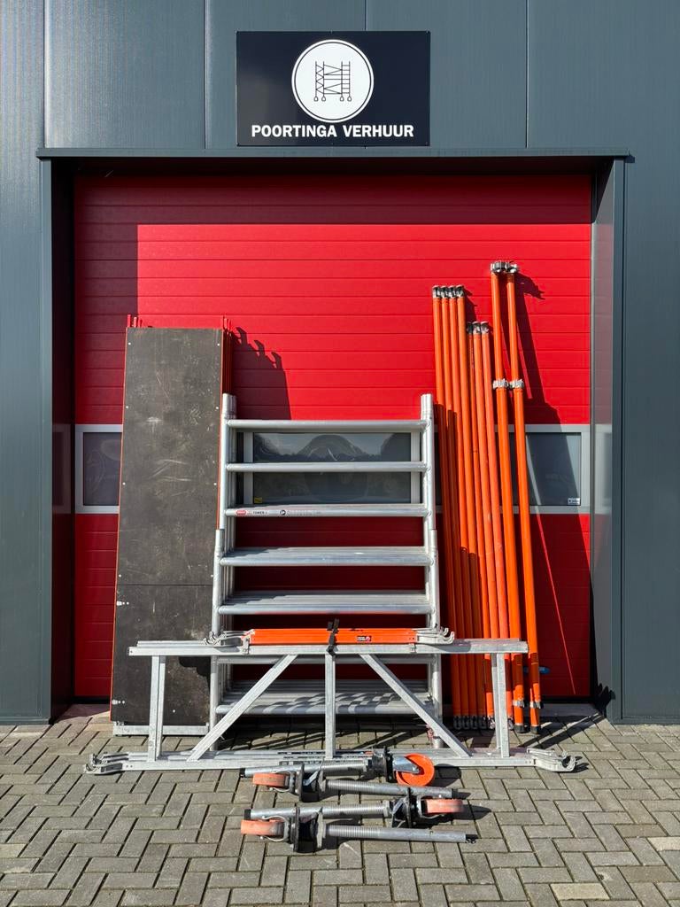 Altrex rolsteiger 9.2 m wh te koop 5200 serie, Doe-het-zelf en Verbouw, Steigers, Gebruikt, Rolsteiger of Kamersteiger, 5 meter of hoger