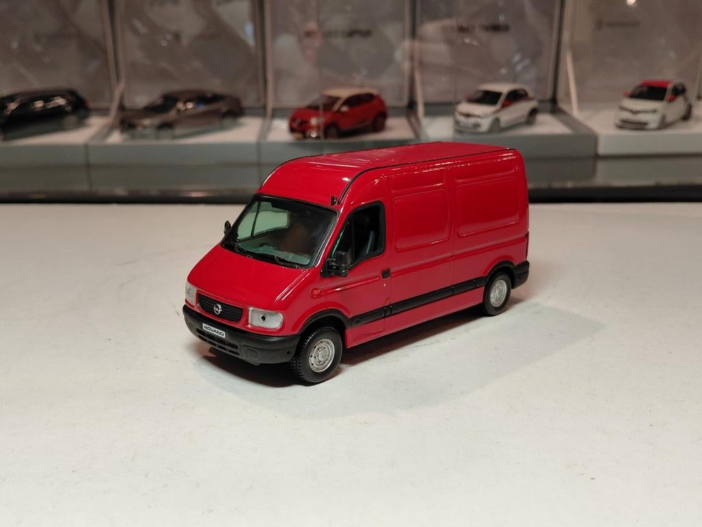 Opel Movano A ph1 Kastenwagen 1998-2003 rood 1/43 Vitesse, Ophalen of Verzenden, Gebruikt, Auto, Overige merken