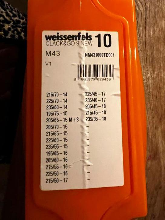 Weissenfels 10 M43 Sneeuwkettingen, Ophalen of Verzenden, Nieuw