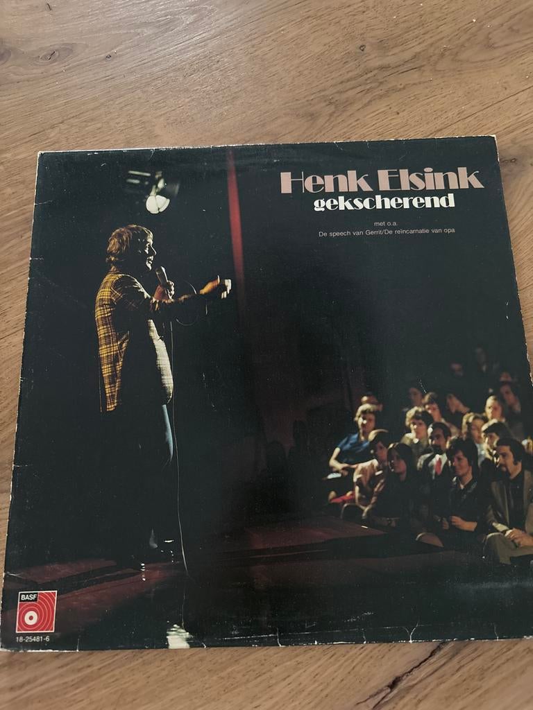 LP Henk Elsink gekscherend, Ophalen of Verzenden