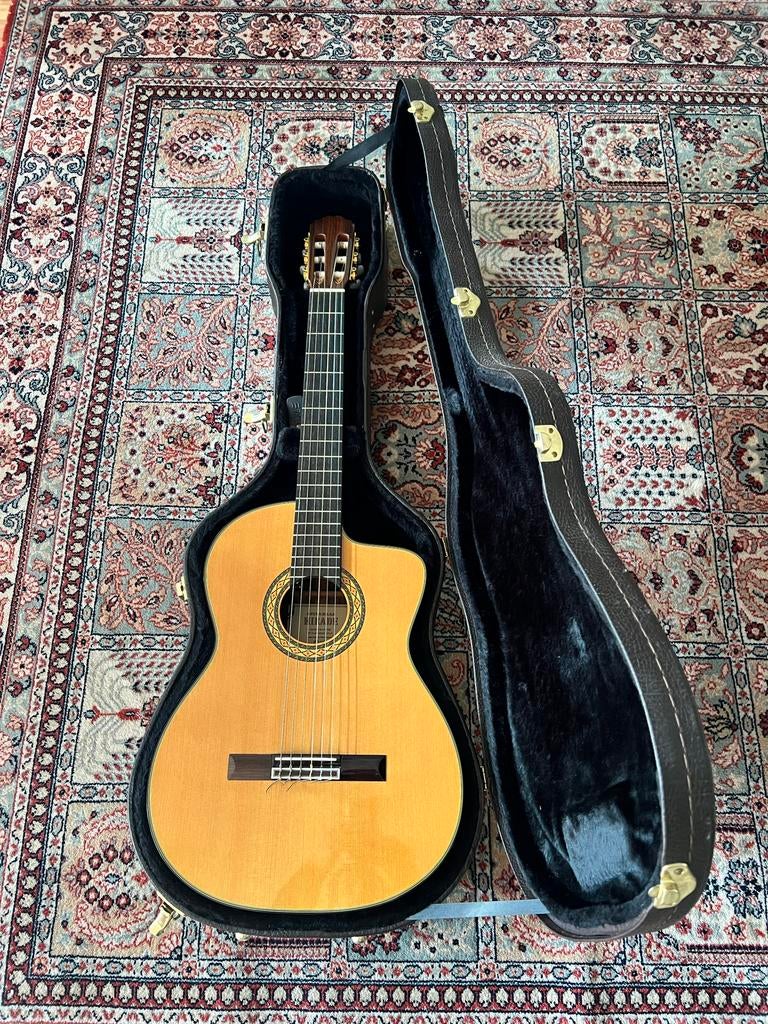 Takamine TH5C Hirade, Muziek en Instrumenten, Ophalen, Zo goed als nieuw, Klassieke of Spaanse gitaar, Met koffer