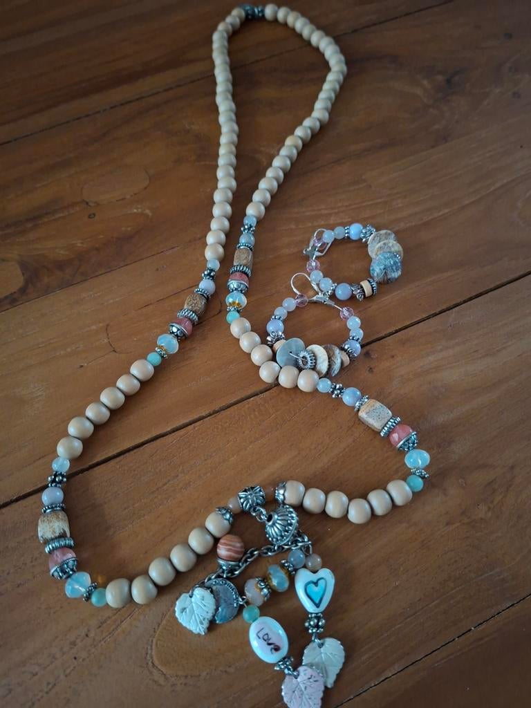 Blond Amsterdam sieraden set, Sieraden, Tassen en Uiterlijk, Ophalen of Verzenden, Overige materialen