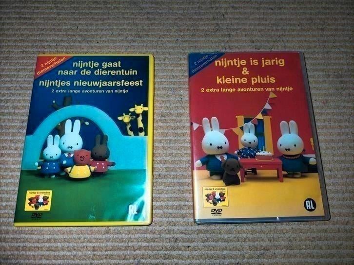 Nijntje animatie films op DVD, als nieuw, 3,50 p stuk, Ophalen of Verzenden, Zo goed als nieuw, Verhaal of Sprookje