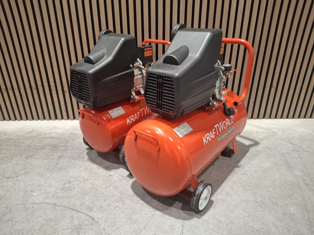 50/25 Liter luchtcompressor 1400W - 8 bar kraftworld‼️, Ophalen, 6 tot 10 bar, Nieuw, 25 tot 100 liter