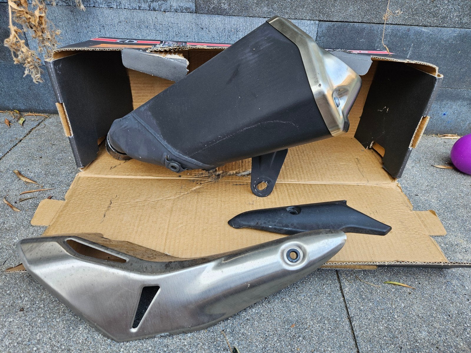 Kawasaki 2022 Z900 originele uitlaat, Ophalen of Verzenden, Gebruikt