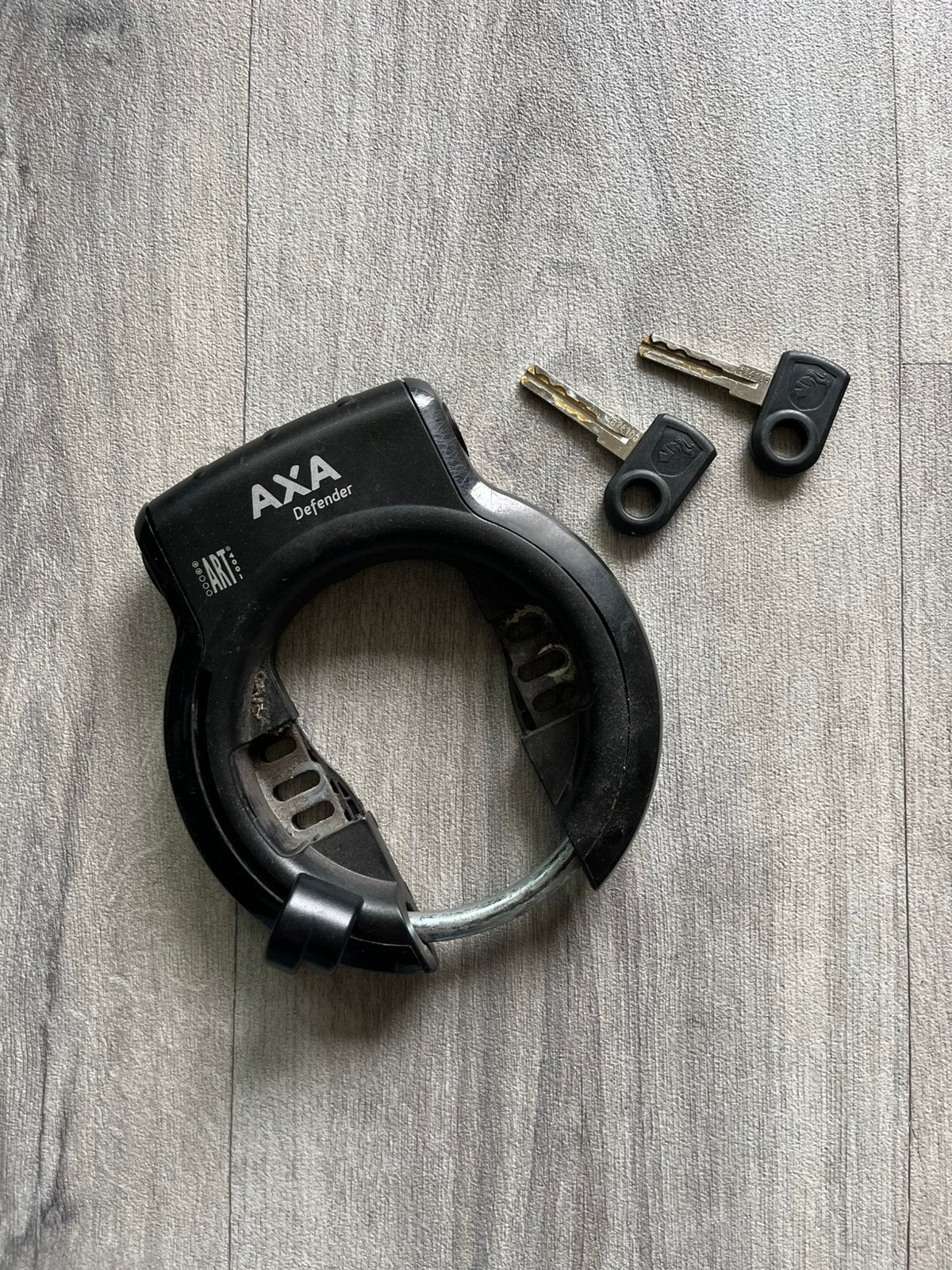 AXA Defender slot + extra sleutel, Ophalen of Verzenden, Gebruikt, Ringslot