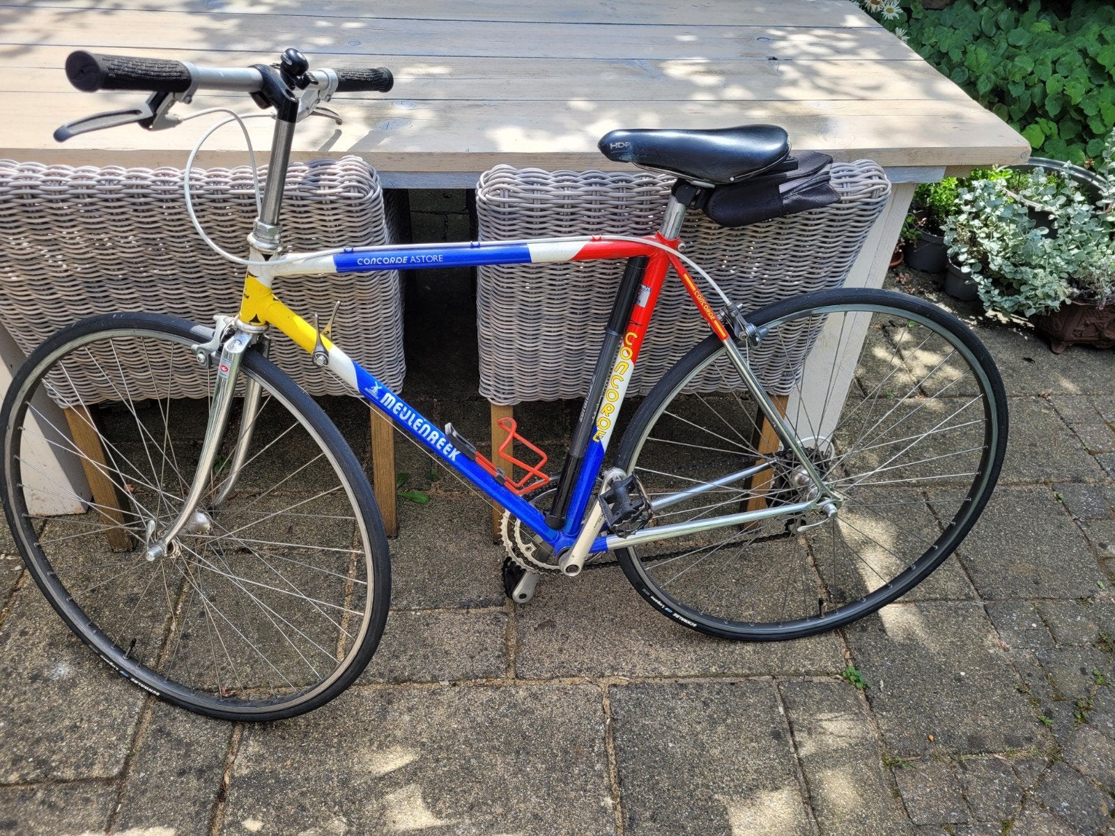 Vintage racefiets Concorde Astorre Meulenareek, Fietsen en Brommers, Fietsen | Racefietsen, 28 inch, Gebruikt, 53 tot 57 cm, Ophalen