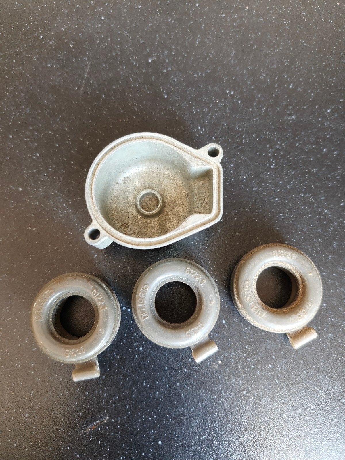 Dellorto vlotters en vlotterbakje voor Tomos/Puch, Fietsen en Brommers, Ophalen of Verzenden, Gebruikt, Carburateur, Dellorto