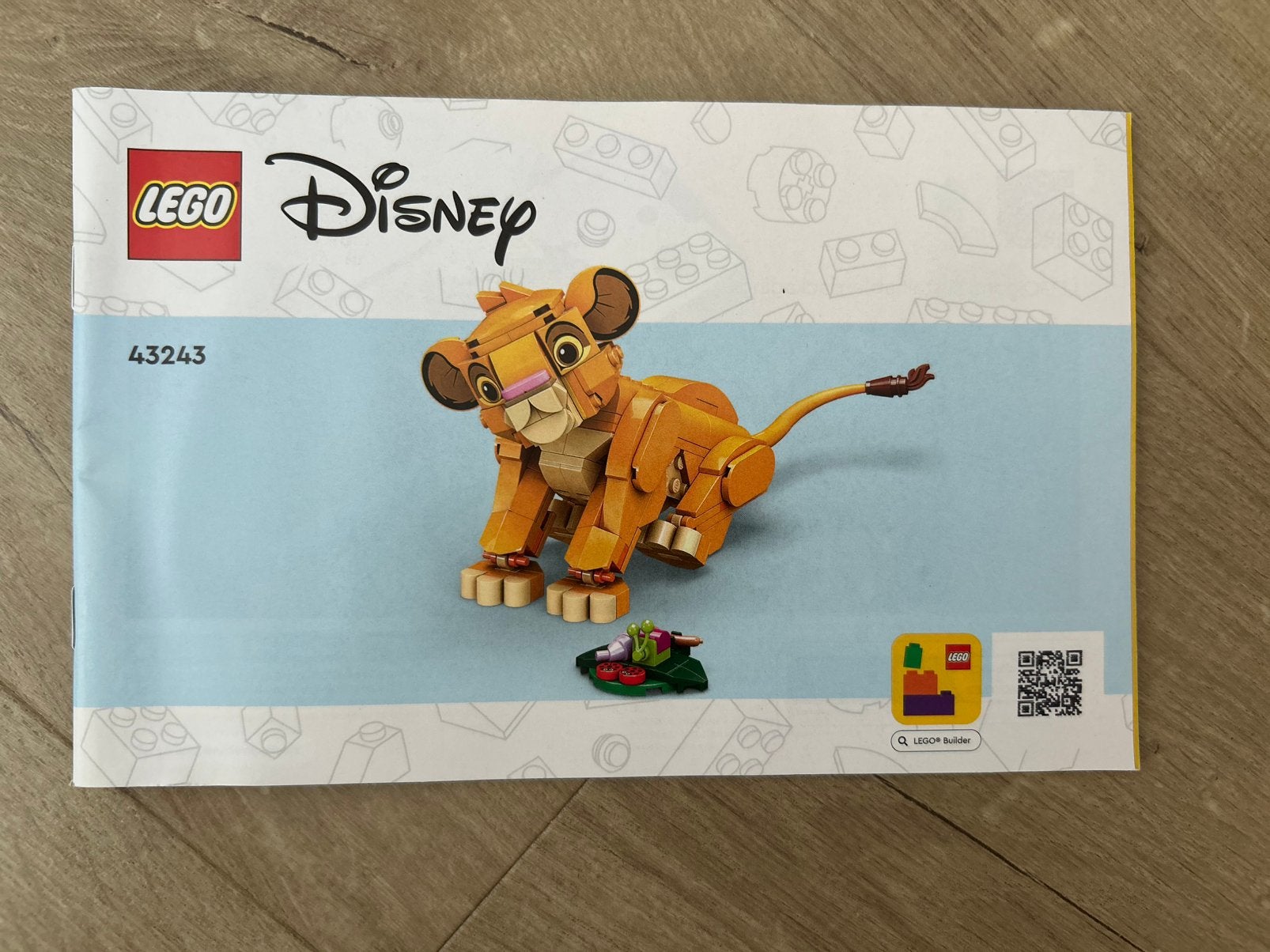 LEGO Simba de leeuwenkoning 43243, Ophalen of Verzenden, Zo goed als nieuw