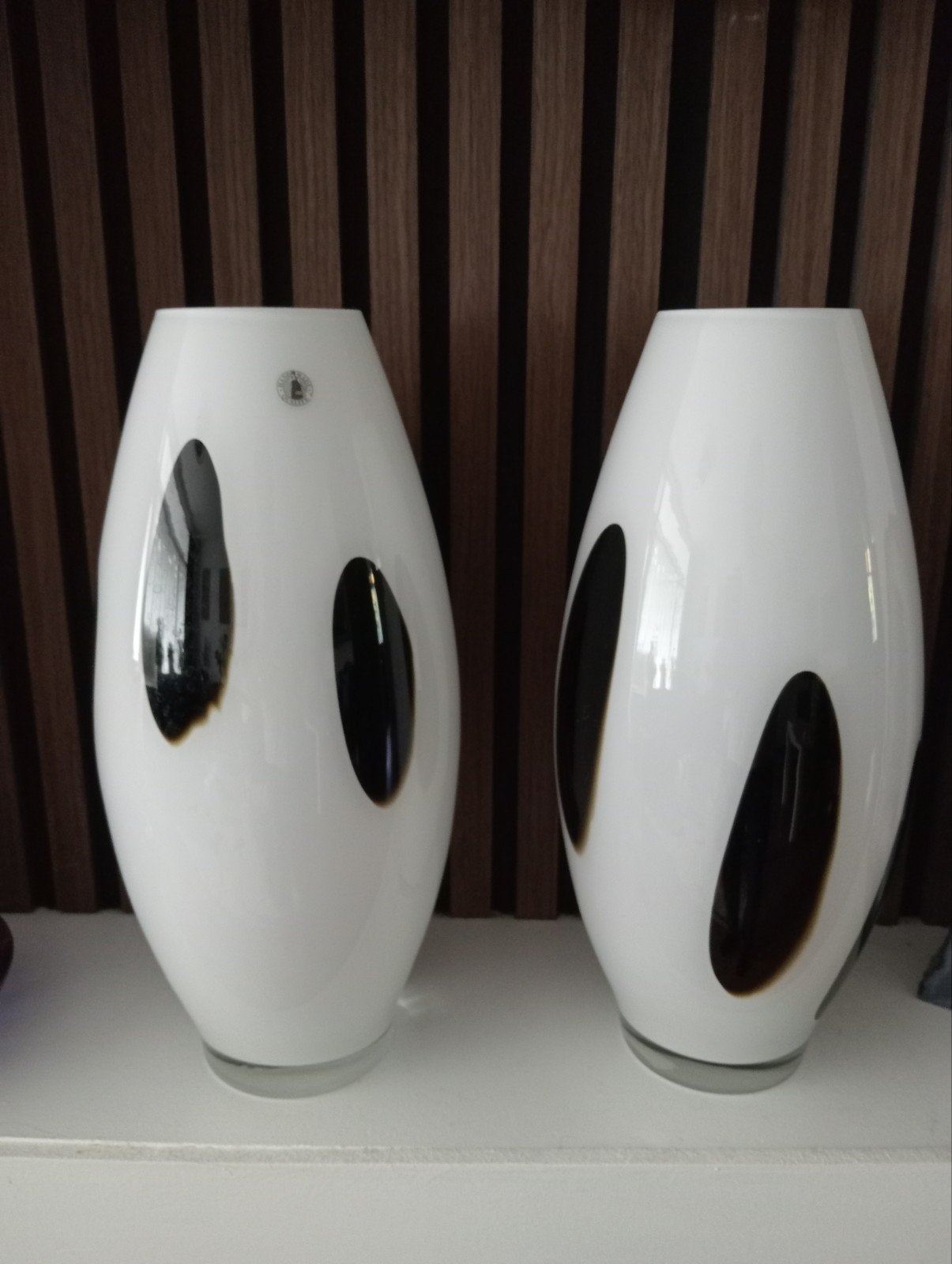 Set van Vintage IKEA Passus handmade glass vases, Ophalen of Verzenden