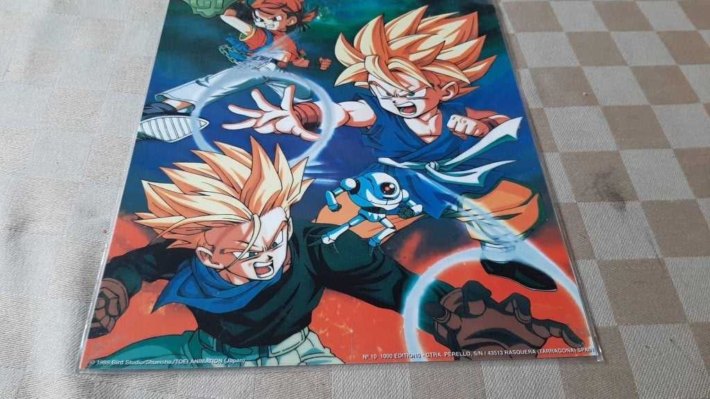 dragonball z kaart geplastificieerd Trunks Goku Pan, Ophalen of Verzenden, Nieuw