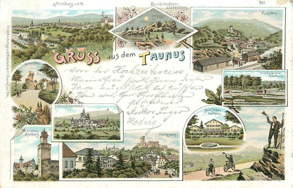 701-246-009 Taunus Litho, Verzenden, Voor 1920, Duitsland
