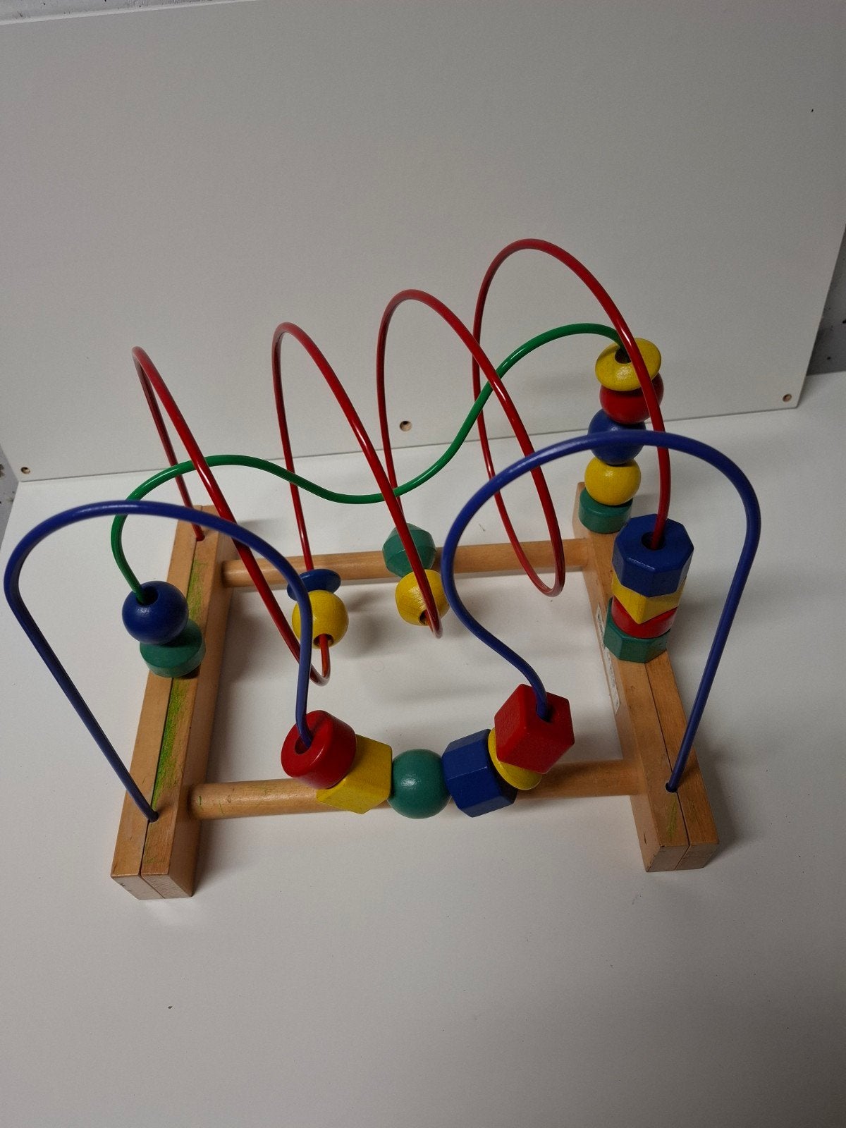 Houten kralenframe / kralen spiraal - IKEA, Ophalen of Verzenden, Gebruikt, Overige typen