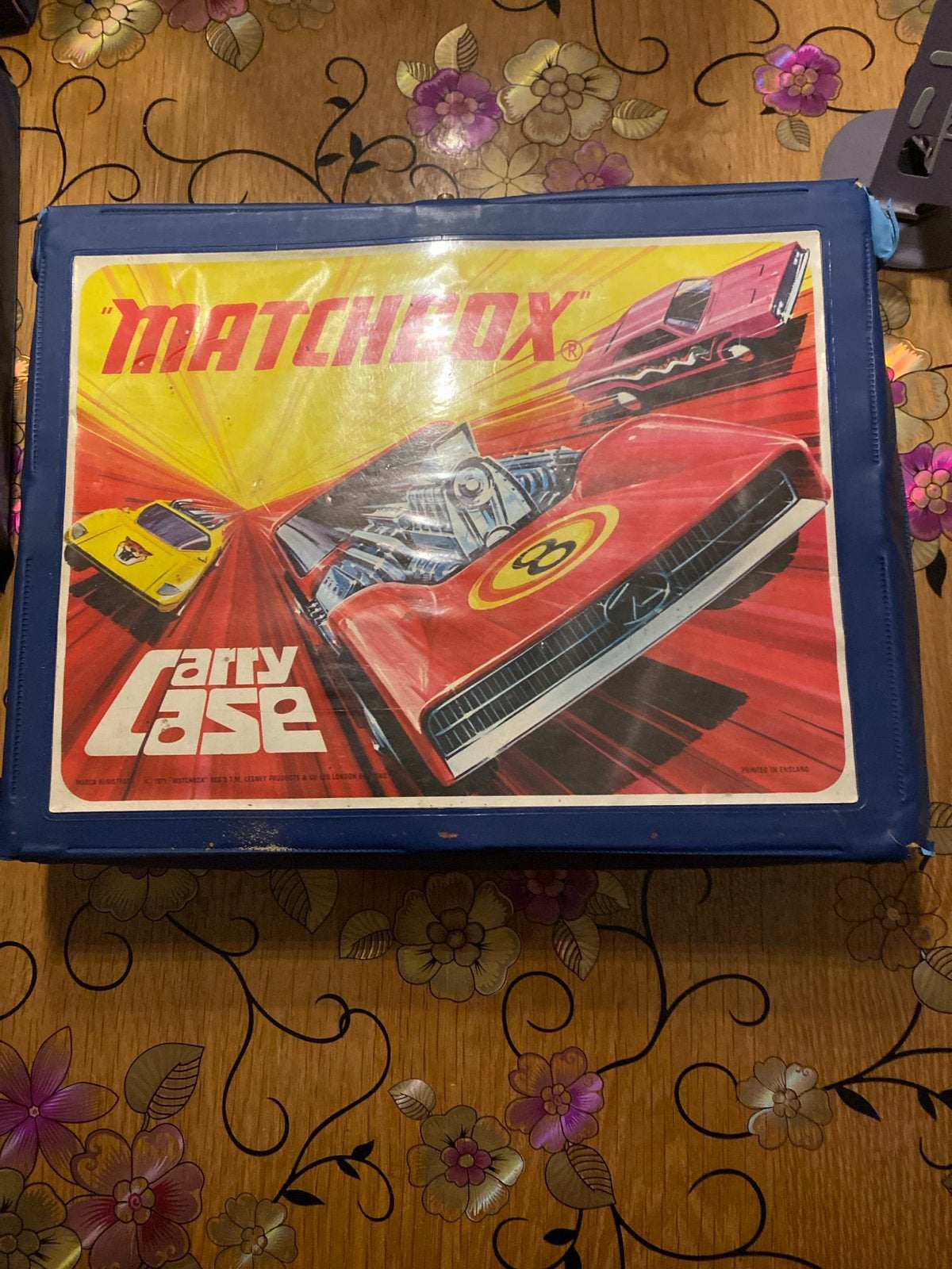 Matchbox Carry Case met diverse modelauto's, Ophalen of Verzenden, Gebruikt, 1:50 of kleiner, Auto