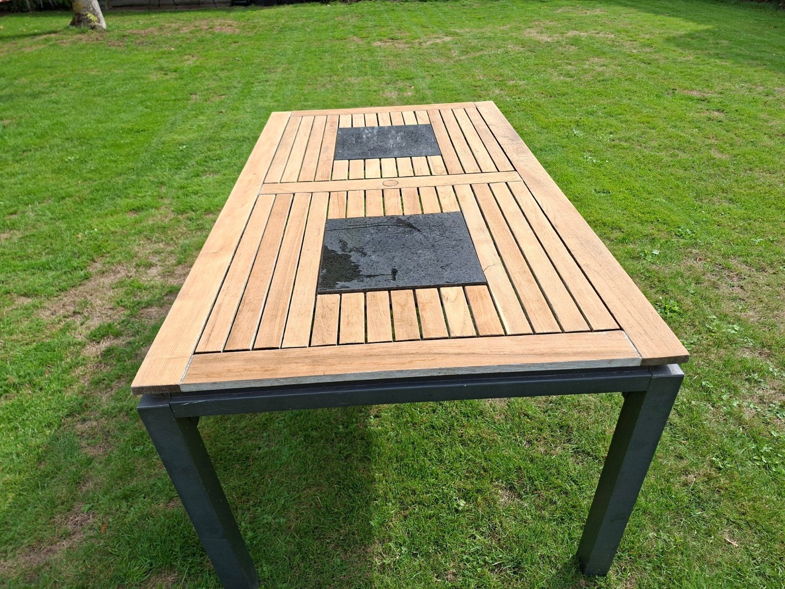 tuintafel Hartman, Ophalen of Verzenden, Gebruikt, Rechthoekig, Kunststof