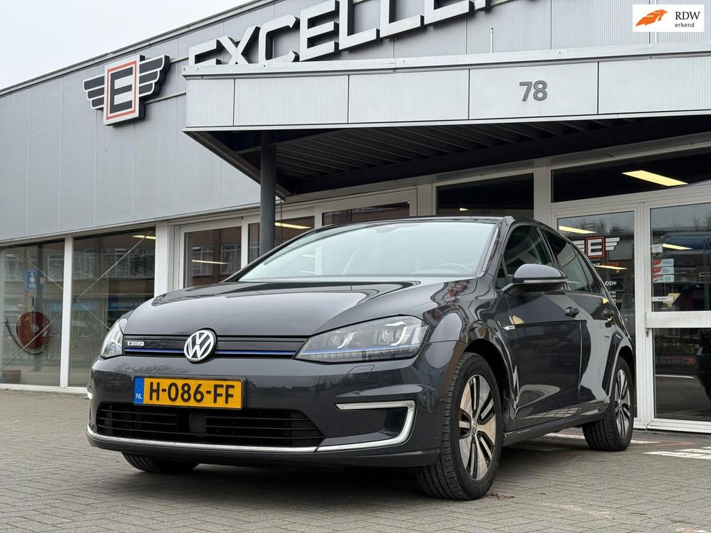 Volkswagen E-Golf E-Golf | Navigatie | Warmtepomp, Stof, Gebruikt, Zwart, 780 min