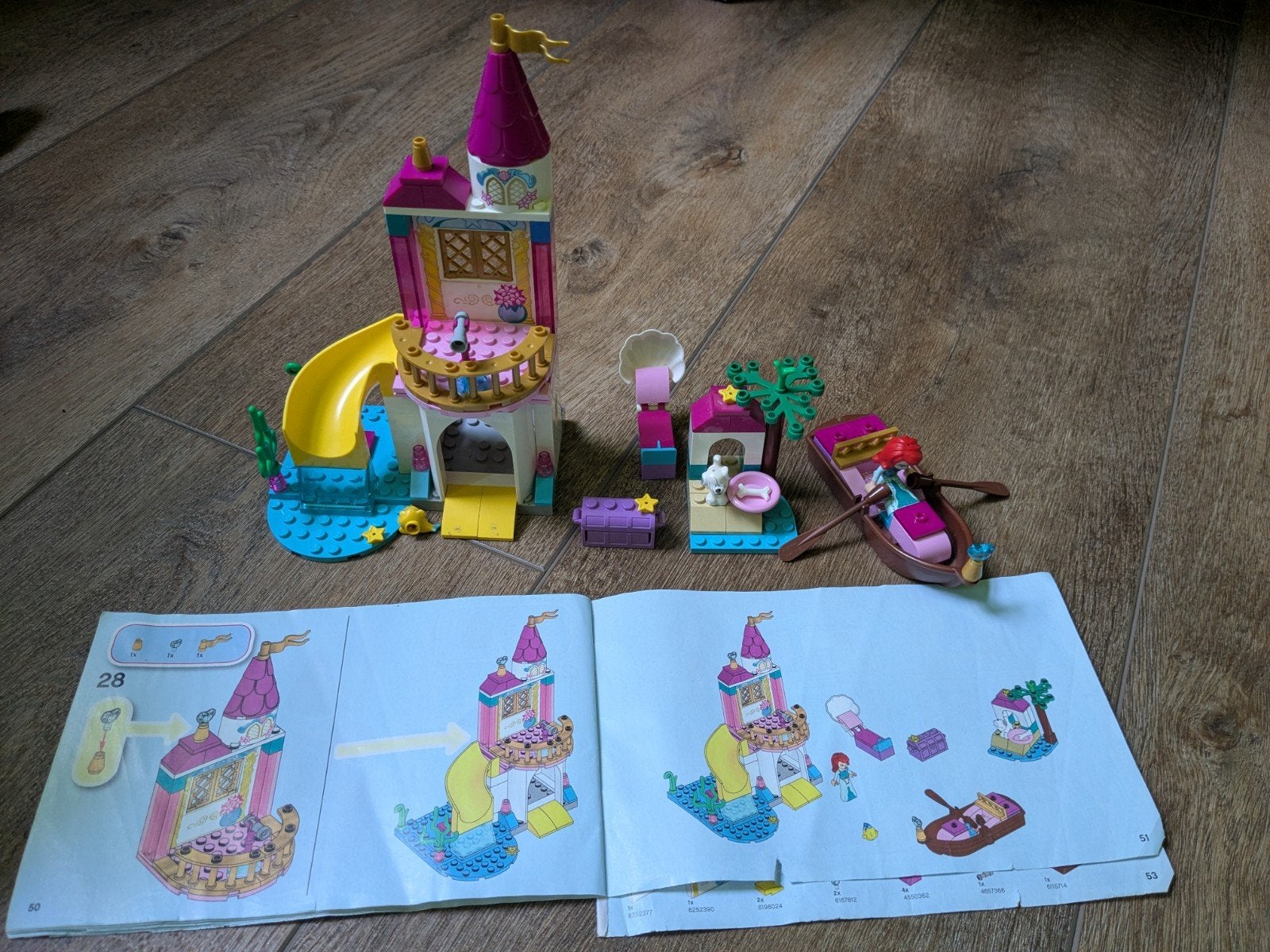 Lego Disney Princess 41160 Ariëls onderwater paleis., Ophalen of Verzenden, Zo goed als nieuw