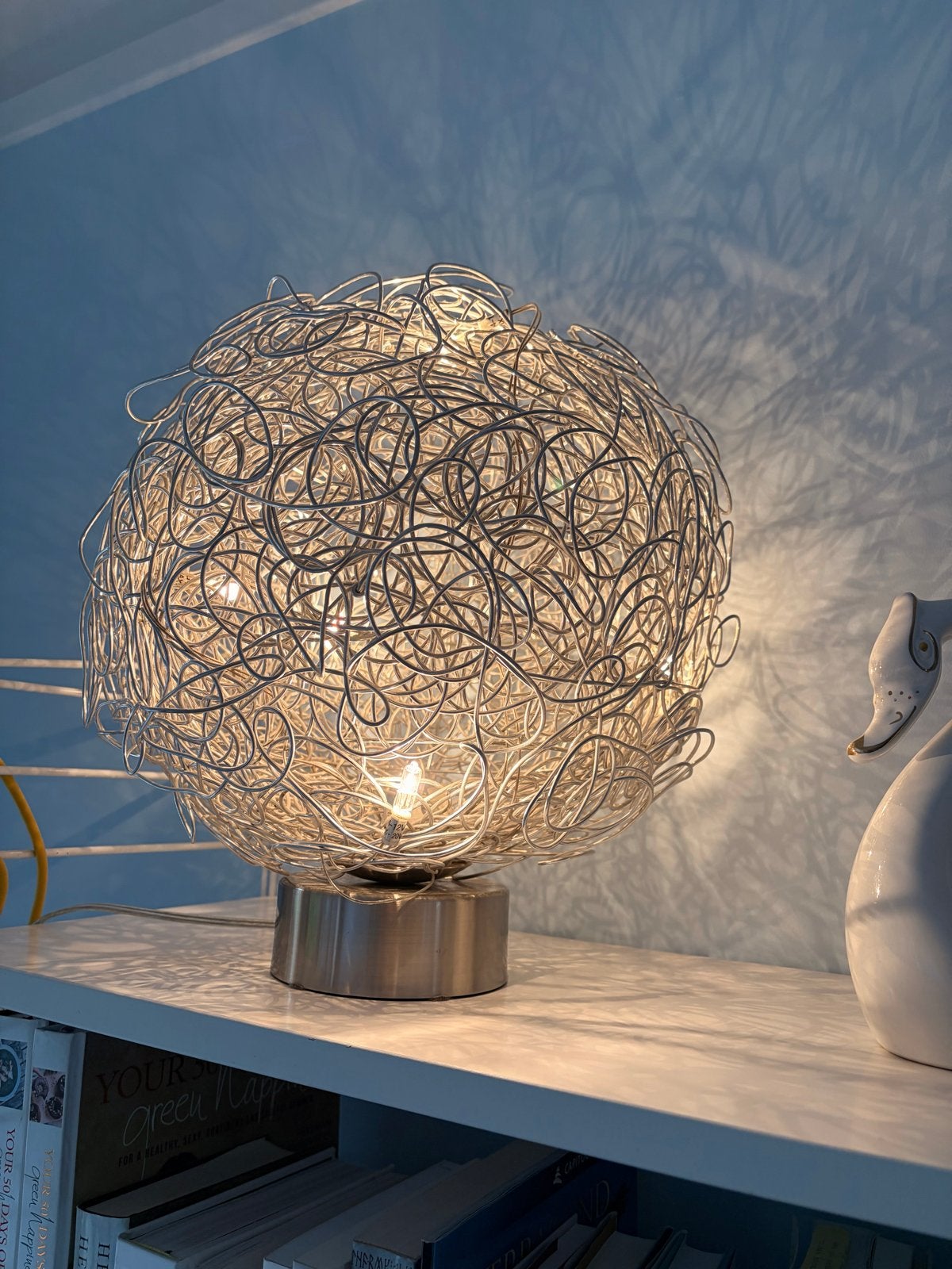 Moderne Design Draadlamp - Dimbare Sfeerverlichting, Dimbaar, Gebruikt, Ophalen of Verzenden, Metaal