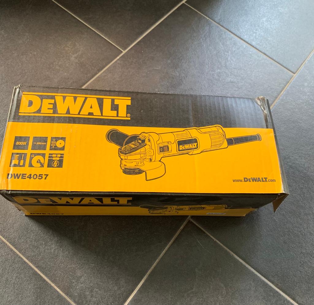 De Walt Haakse slijptol nieuw in verpakking, Doe-het-zelf en Verbouw, Gereedschap | Slijpmachines, Ophalen, Nieuw, 700 tot 1000 watt