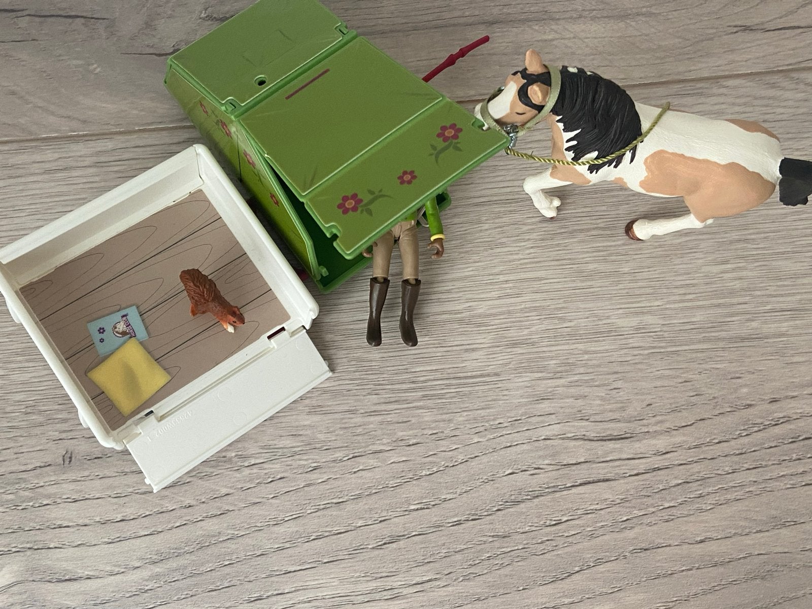 Schleich Horse Club Kampeerset met paard en figuur, Ophalen, Zo goed als nieuw, Jongen of Meisje