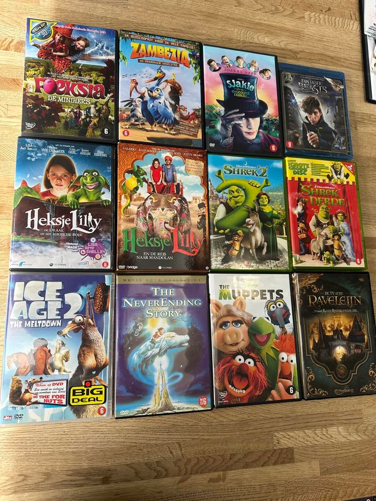 Diverse kinderfilms DVD/Blu-Ray - €1,50  p.st., Cd's en Dvd's, Avontuur, Gebruikt, Alle leeftijden, Ophalen of Verzenden