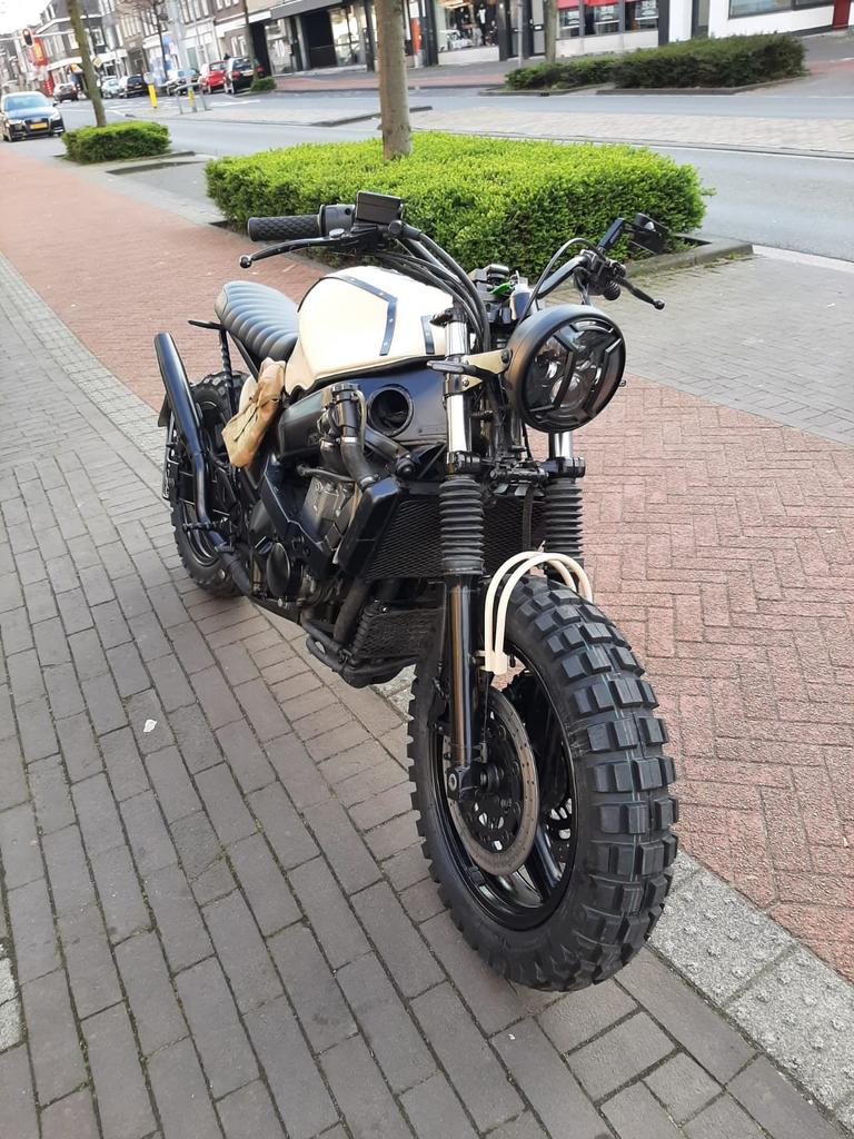 Unieke Kawasaki ZSR 600 Desert Scrambler - 1996, Motoren, Motoren | Kawasaki, Sportuitlaat, 4 cilinders, Motorrijbewijs A, Particulier