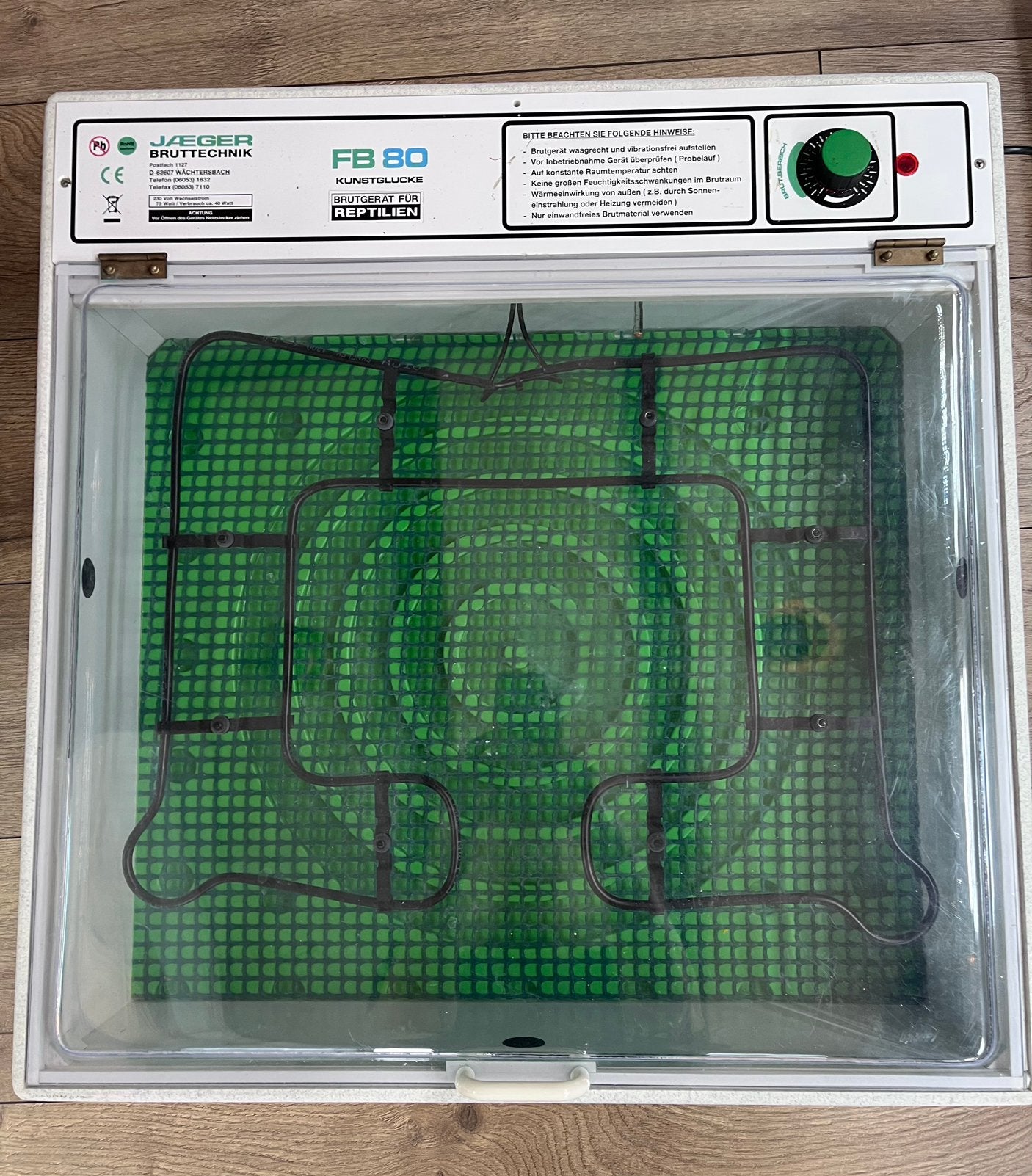 Jaeger fb 80 broedstoof, Ophalen of Verzenden, Zo goed als nieuw, Broedstoof of Broedmachine
