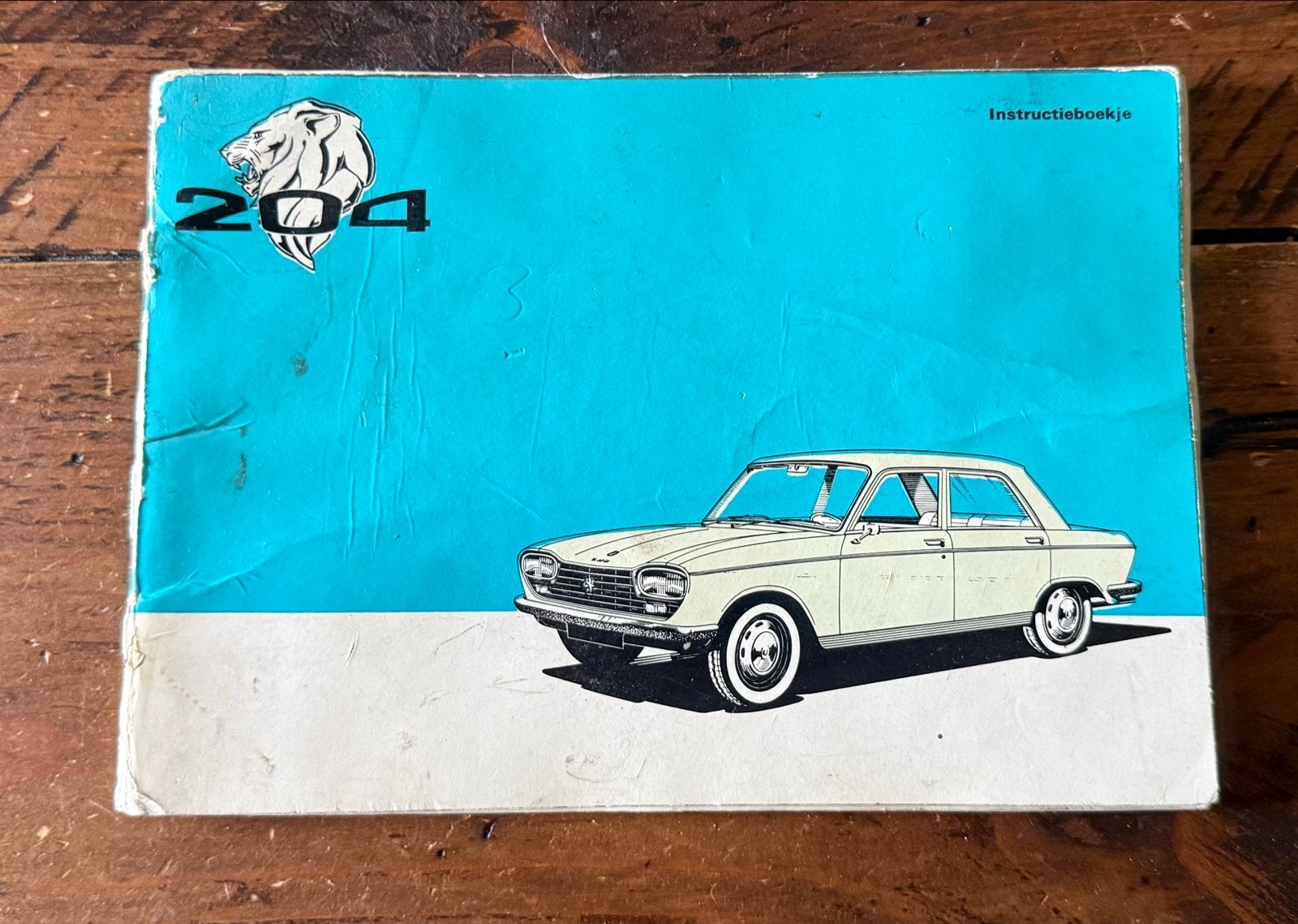 Origineel instructieboekje Peugeot 204 (1971) Nederlands, Auto diversen, Handleidingen en Instructieboekjes, Ophalen of Verzenden