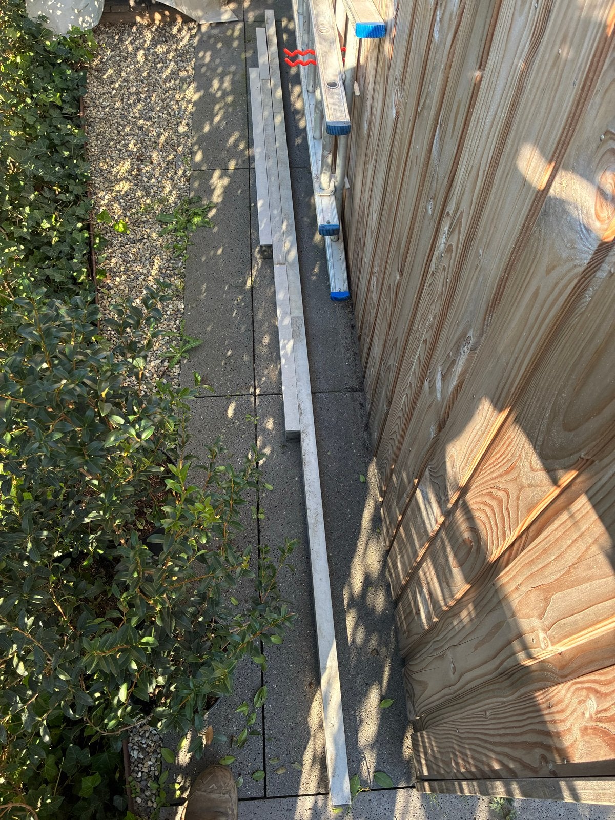 Aluminium kokers. Rijlatten, Ophalen, Gebruikt, Aluminium