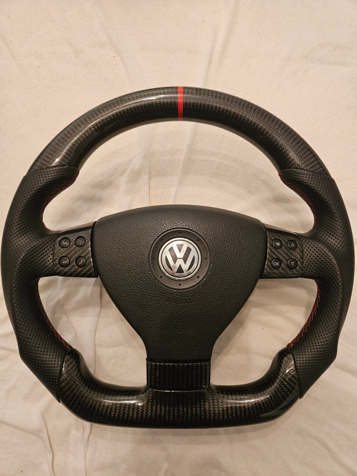 carbon stuur golf 5 met airbag, Ophalen of Verzenden