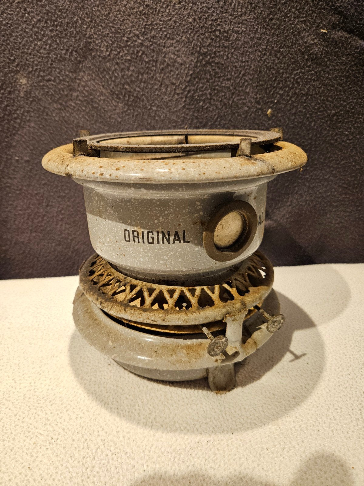 Antieke Haller petroleumkachel brander, Ophalen of Verzenden