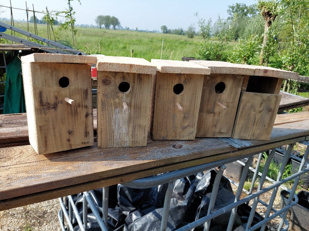 vogelhuisjes voor 5 versch vogels, Ophalen of Verzenden, Nieuw