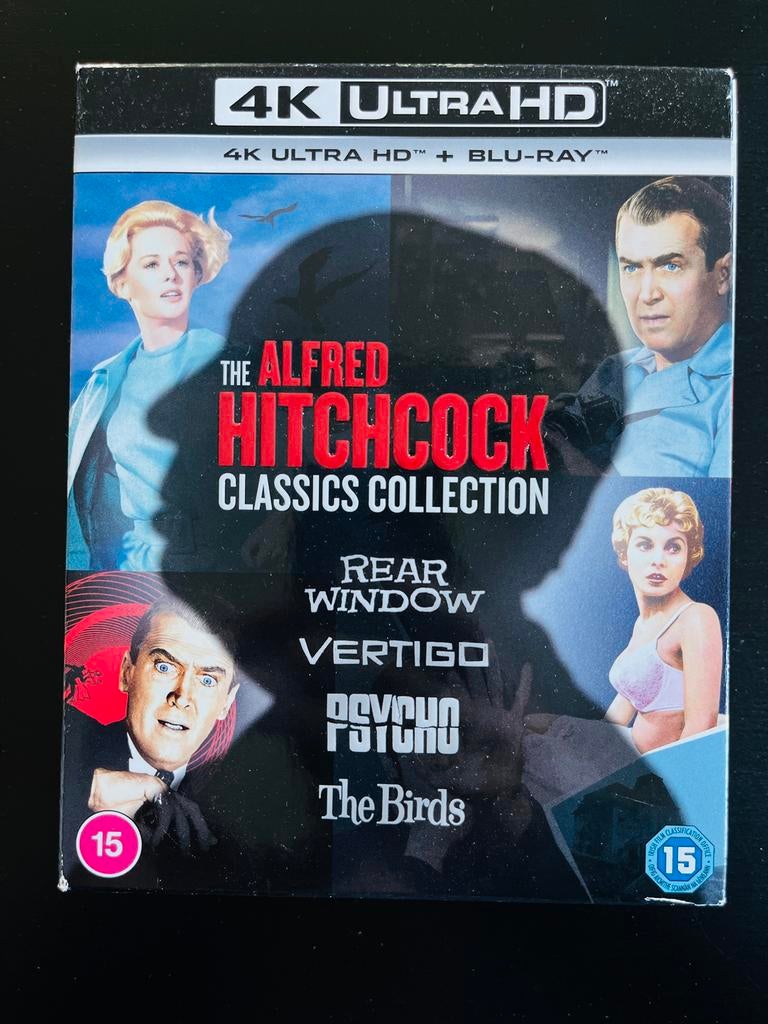 Alfred Hitchcock Classic Collection 4K Ultra HD Boxset, Ophalen of Verzenden, Zo goed als nieuw, Klassiekers, Boxset