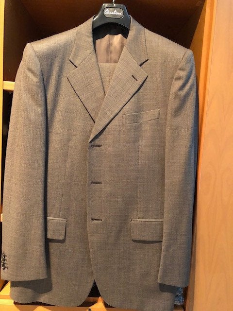 Corneliani super 100's kostuum mt 52, Maat 52/54 (L), Corneliani, Bruin, Ophalen of Verzenden