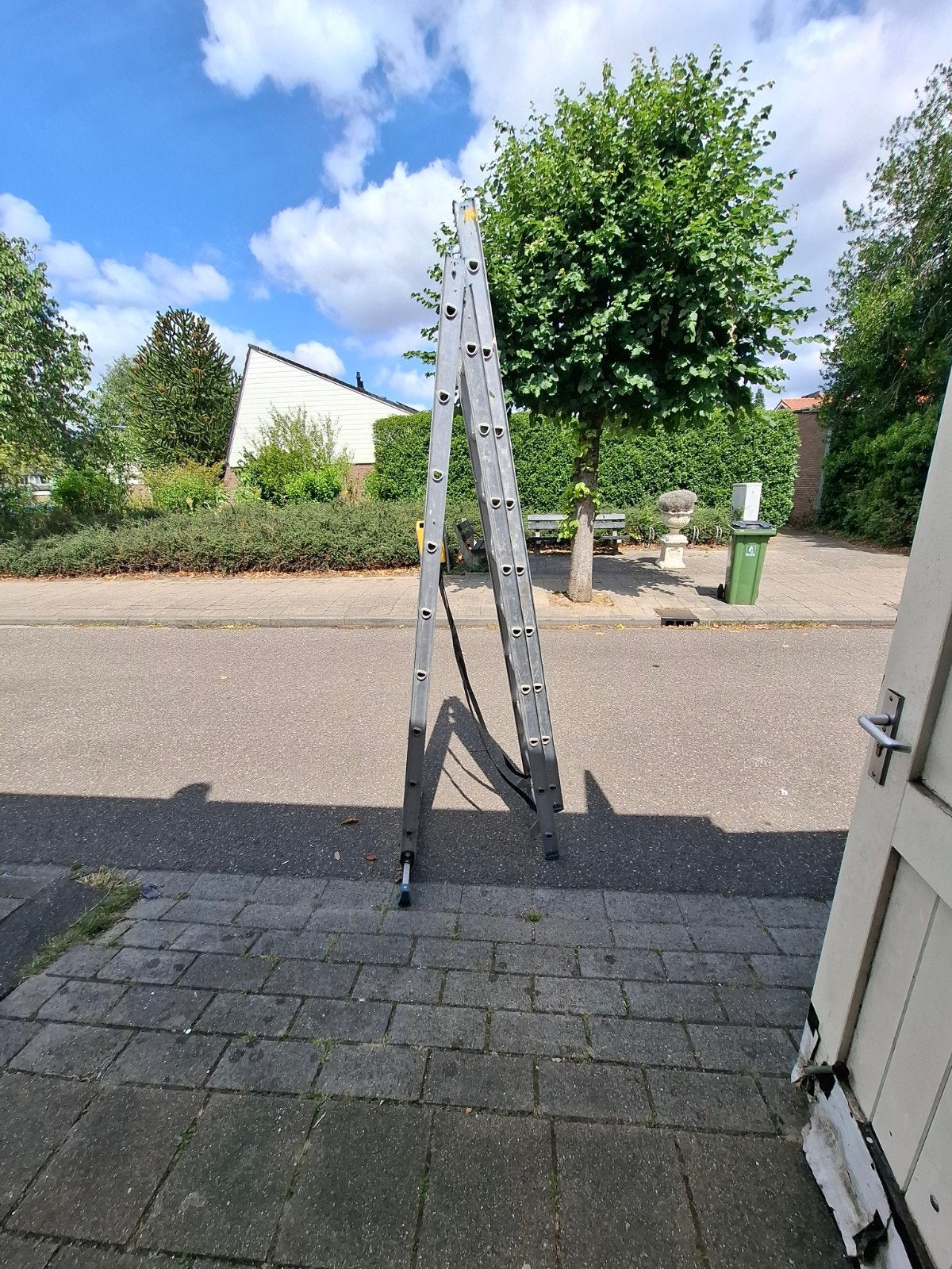 Schuif-uitzet ladder, Ophalen, 4 meter of meer
