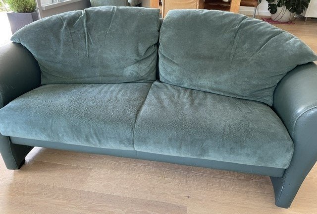 2 zits bank Leolux, Ophalen, Gebruikt, Tweepersoons, Leer