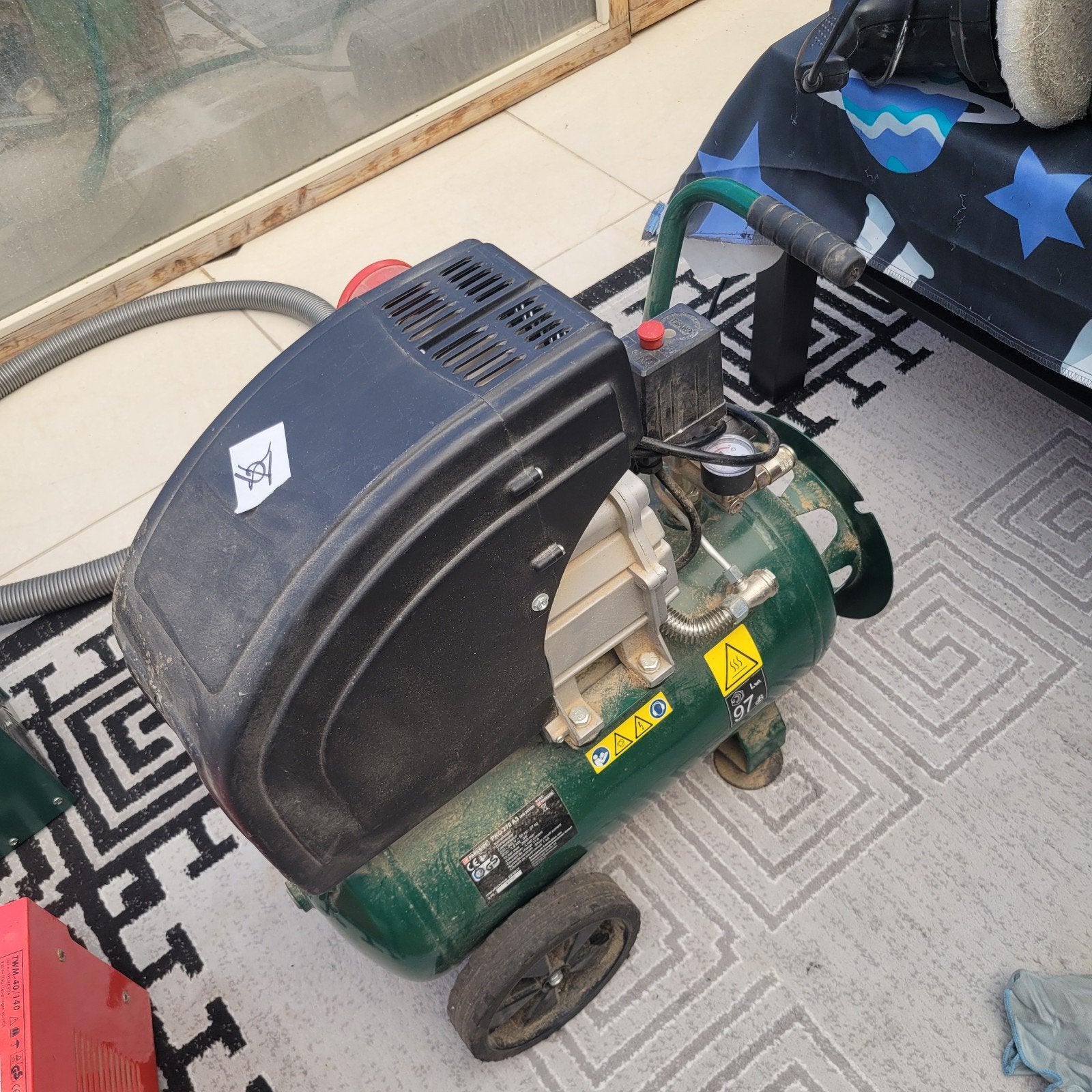 Gebruikte Mobiele Compressor - Goede Staat, Doe-het-zelf en Verbouw, Ophalen of Verzenden