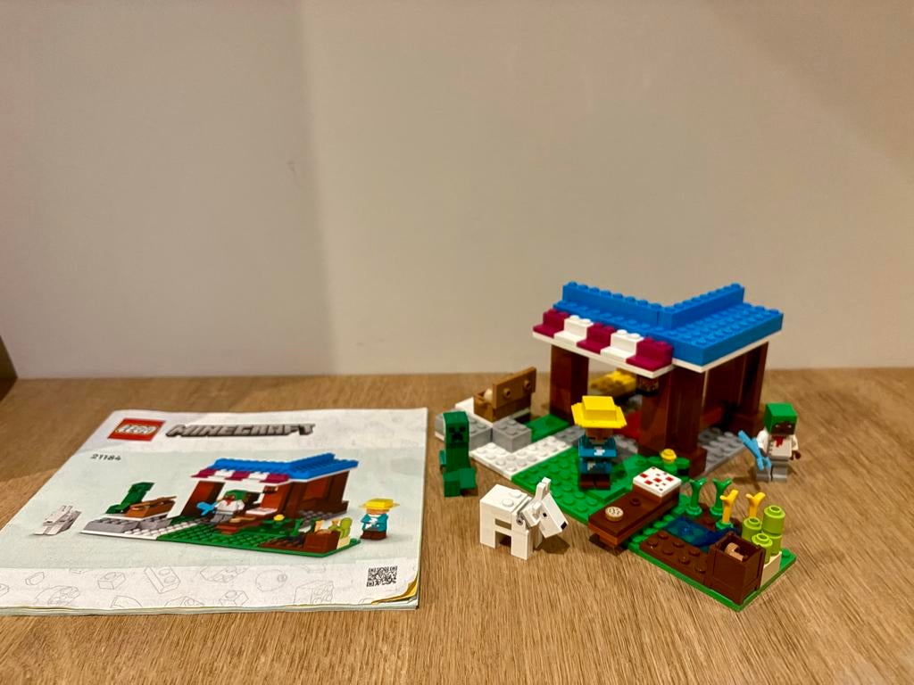 LEGO 21184 Minecraft De bakkerij, Gebruikt, Minecraft, Lego, Ophalen of Verzenden